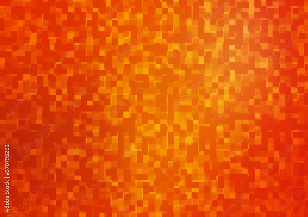 Light Orange vector pattern in square style. Light Orange vector pattern in square style.