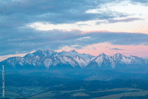 Panorama of the Tatra Mountains