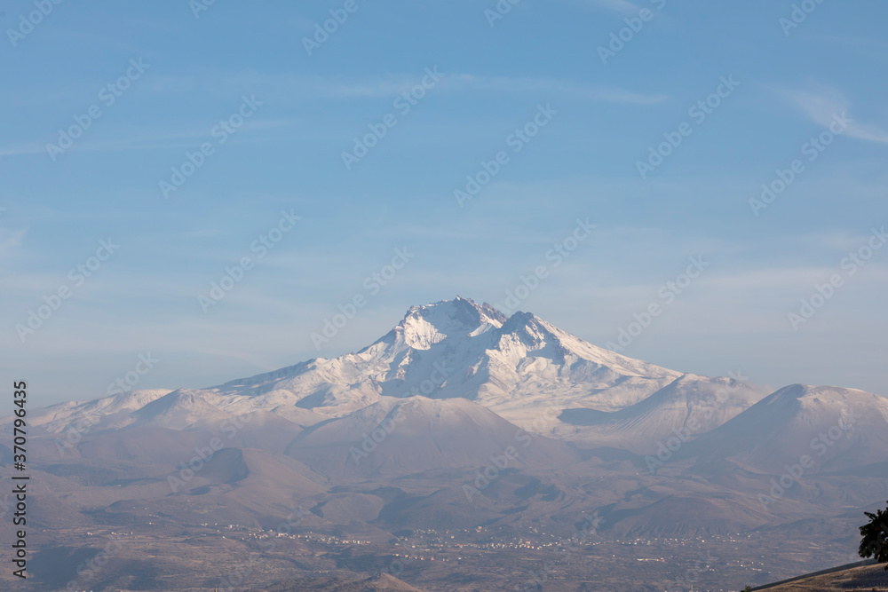 Mount Erciyes volcano in Turkey