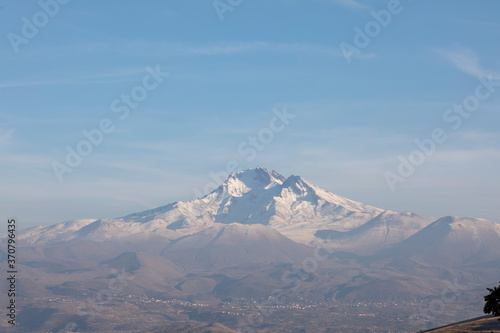 Mount Erciyes volcano in Turkey