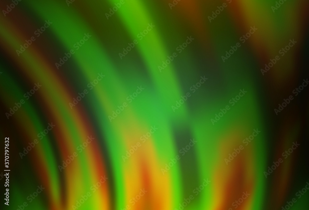 Light Green vector background with lava shapes. Light Green vector background with lava shapes.