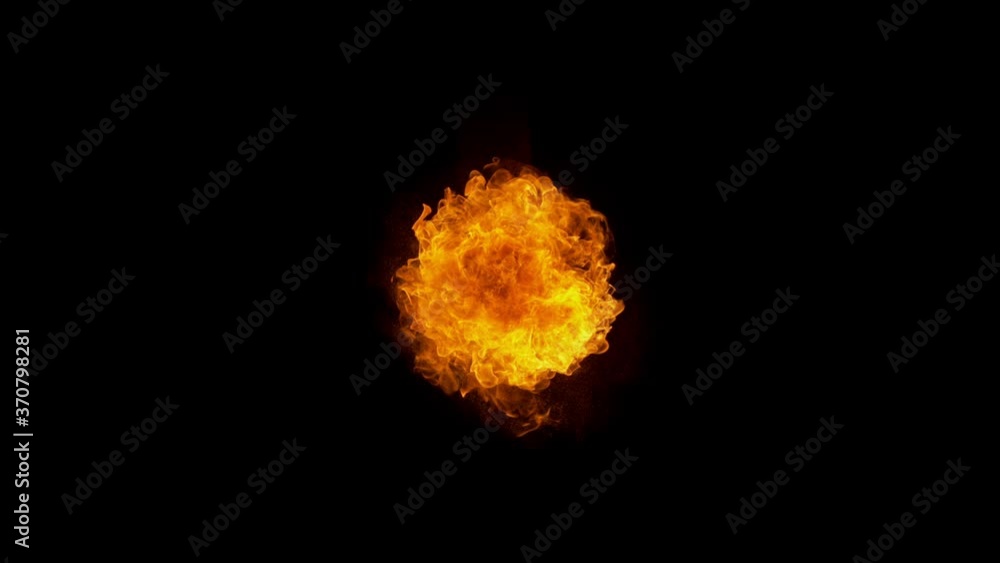 Fire explosion shooting with high speed camera at 1000fps, Isolated on black background. Fire explosion shooting with high speed camera at 1000fps, Isolated on black background.