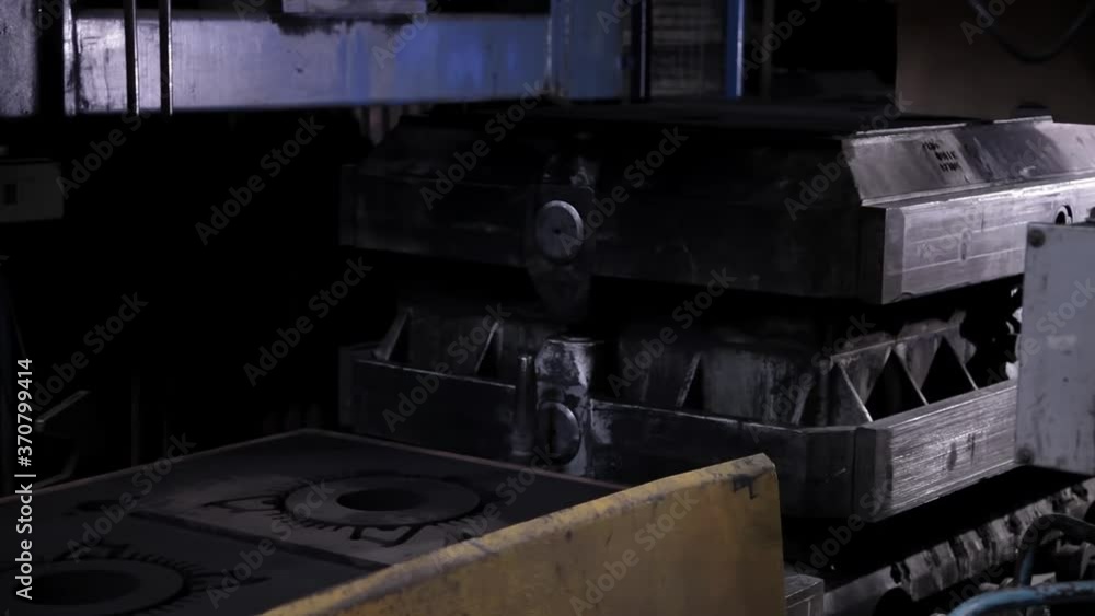 How Engine Blocks Are Cast. Part of a production process of casting
