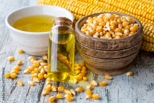 Corn essential oil bottle, ...