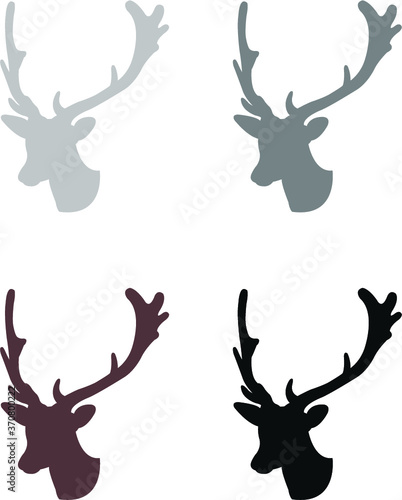 deer vector illustration © Vladimir