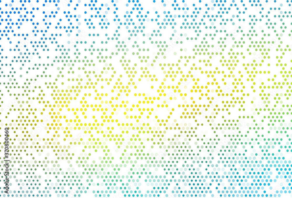 Light Blue, Yellow vector layout with circle shapes. Light Blue, Yellow vector layout with circle shapes.