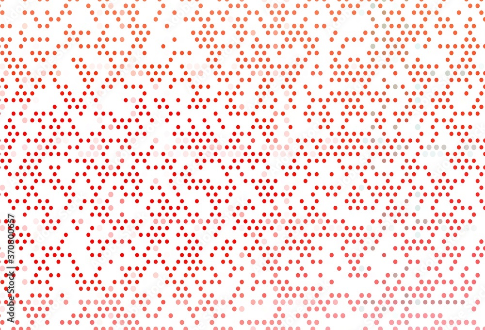 Light Red vector layout with circle shapes. Light Red vector layout with circle shapes.