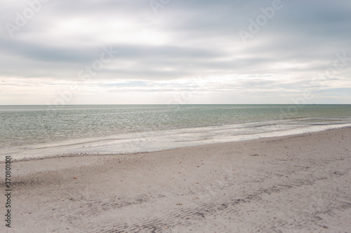 Low tide sand exposed on marco Island 10000 islands beaches 