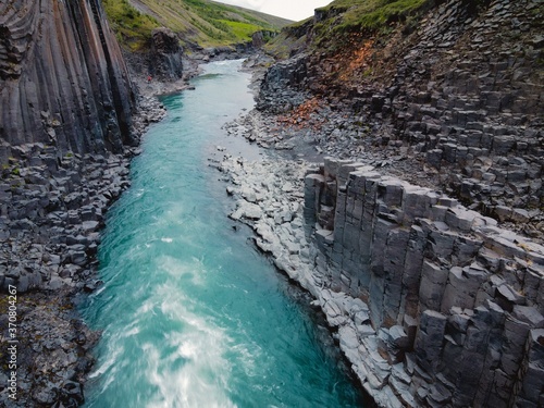 Stu  lagil Canyon in the East of Iceland