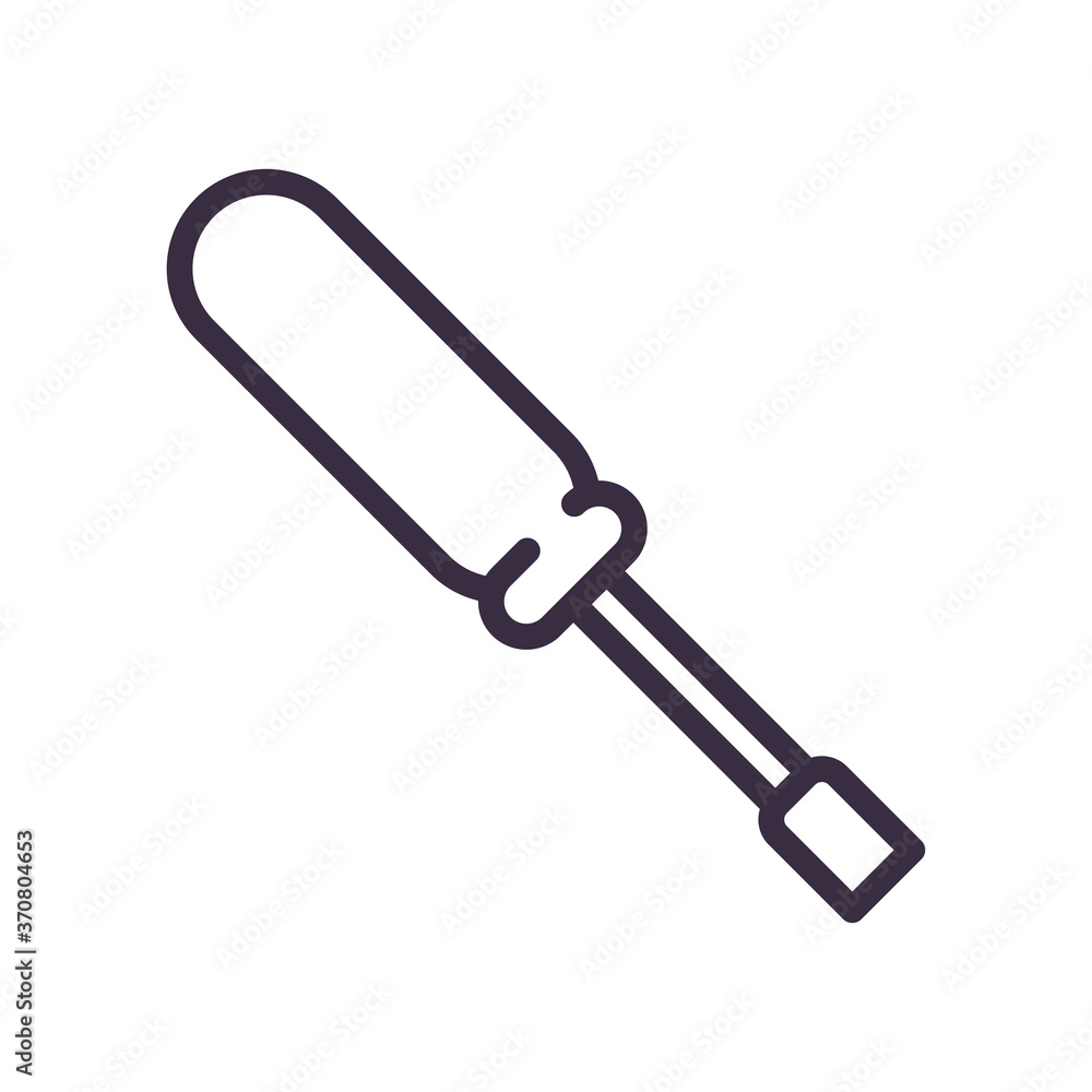 screwdriver line style icon vector design screwdriver line style icon vector design
