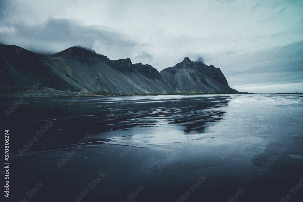 Vestrahorn Mountain on the South Coast of Iceland