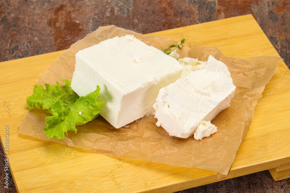 Greek traditional Feta soft cheese