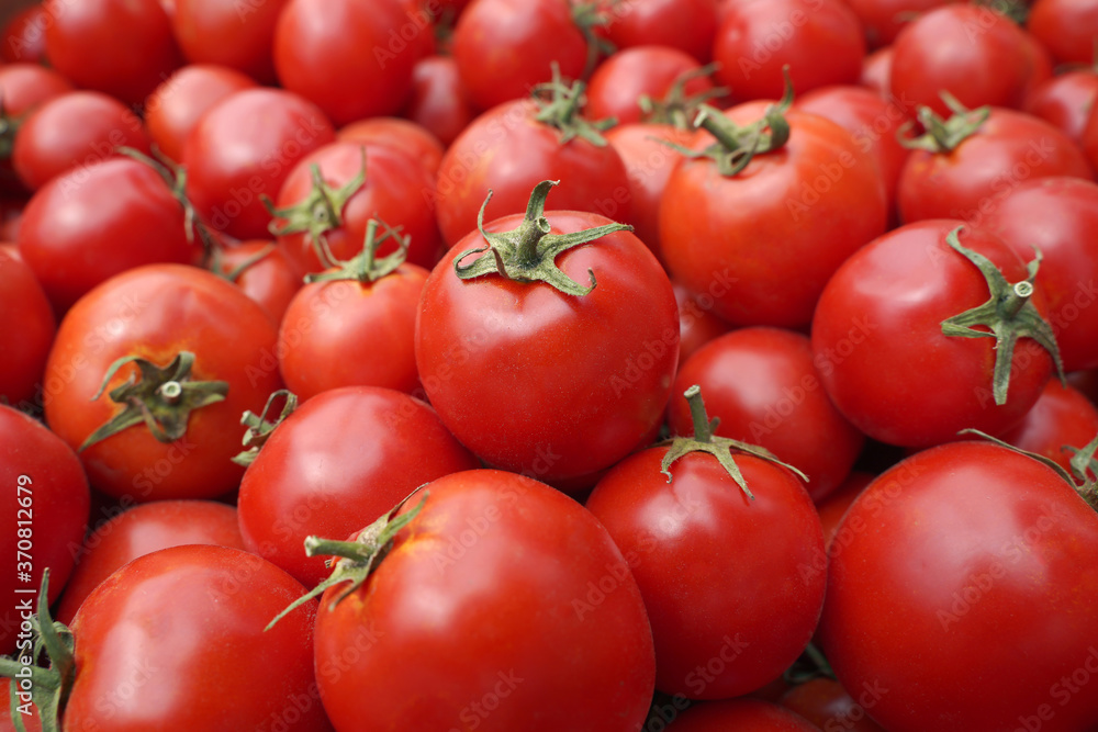 Ripe juicy red tomatoes background Ripe juicy red tomatoes background