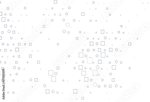 Light Black vector layout with circle spots, cubes.