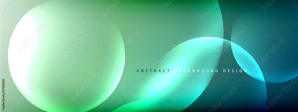 Vector abstract background liquid bubble circles on fluid gradient with shadows and light effects. Shiny design templates for text Vector abstract background liquid bubble circles on fluid gradient with shadows and light effects. Shiny design templates for text