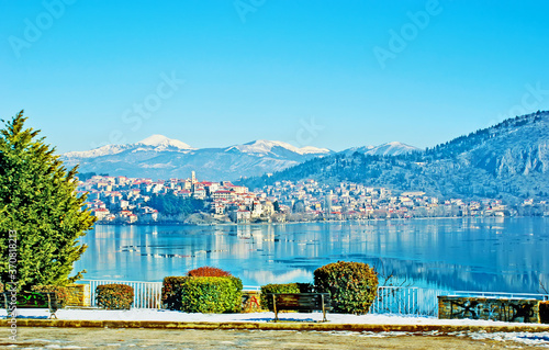 Kastoria from the lake photo