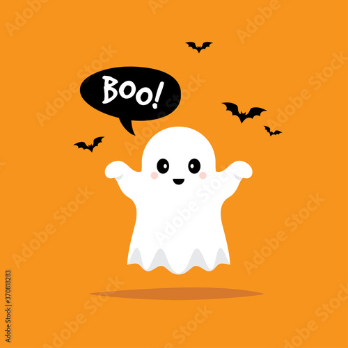 Cute little baby ghost.