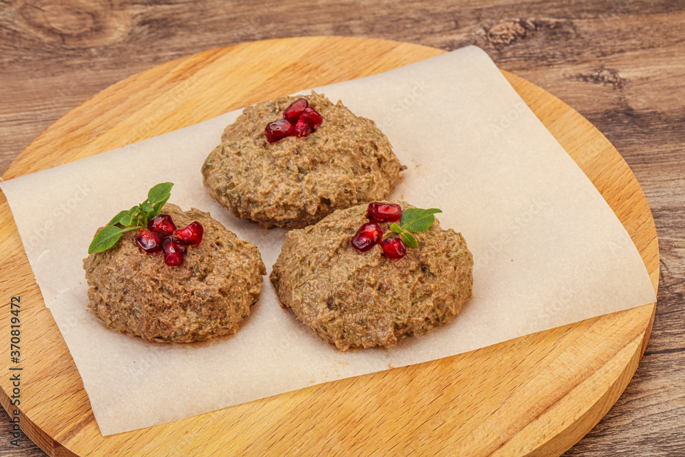 Georgian cuisine - pkhali from beans Georgian cuisine - pkhali from beans