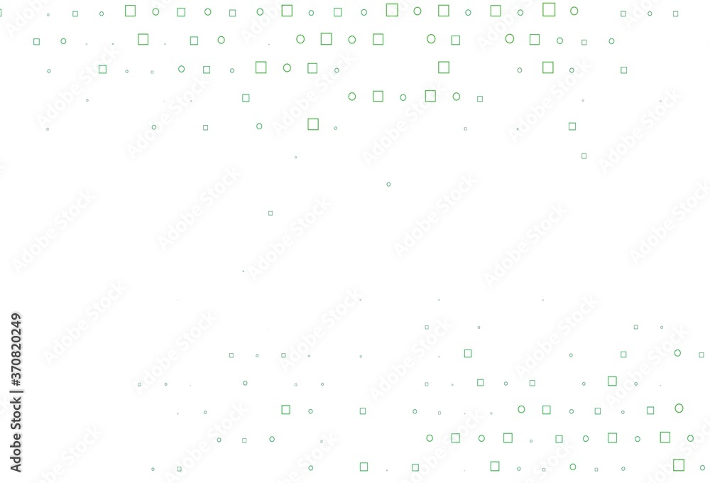 Light Green vector template with spots, rectangles. Light Green vector template with spots, rectangles.