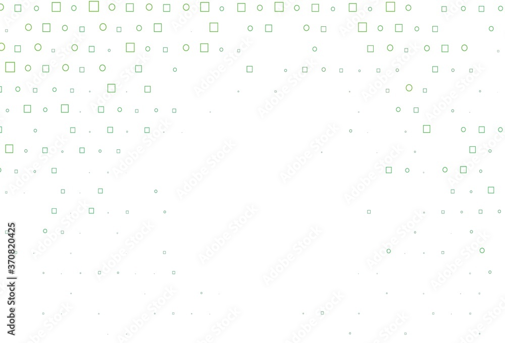 Light Green vector backdrop with dots, spots, cubes. Light Green vector backdrop with dots, spots, cubes.