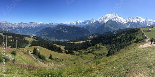 Panorama des hauteurs de Saint-Gervais-les-Bains