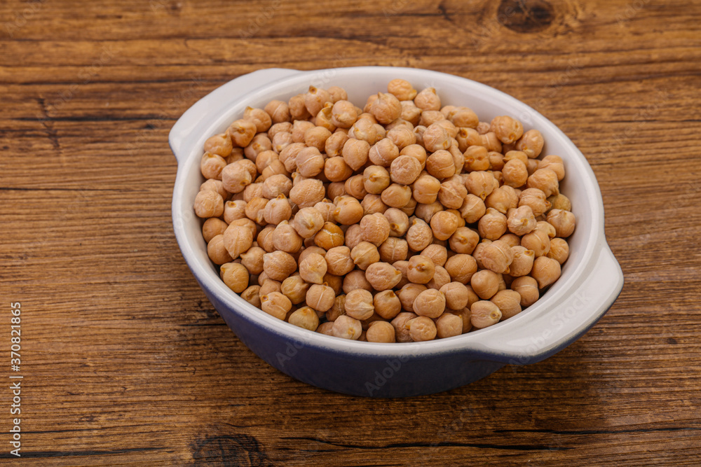 Vegan cuisine - Dry chickpea heap Vegan cuisine - Dry chickpea heap