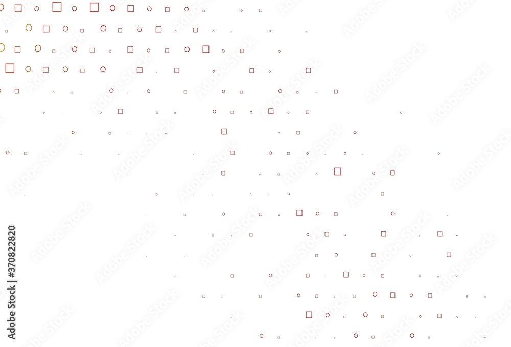 Light Black vector texture with disks, rectangles.