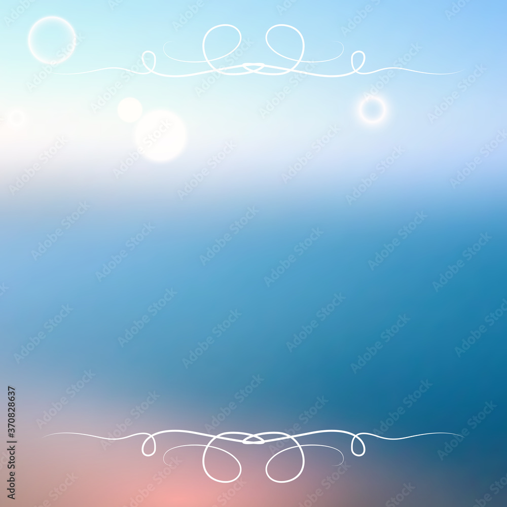 Blurred beach illustration. Vector background. Summer wallpaper Blurred beach illustration. Vector background. Summer wallpaper