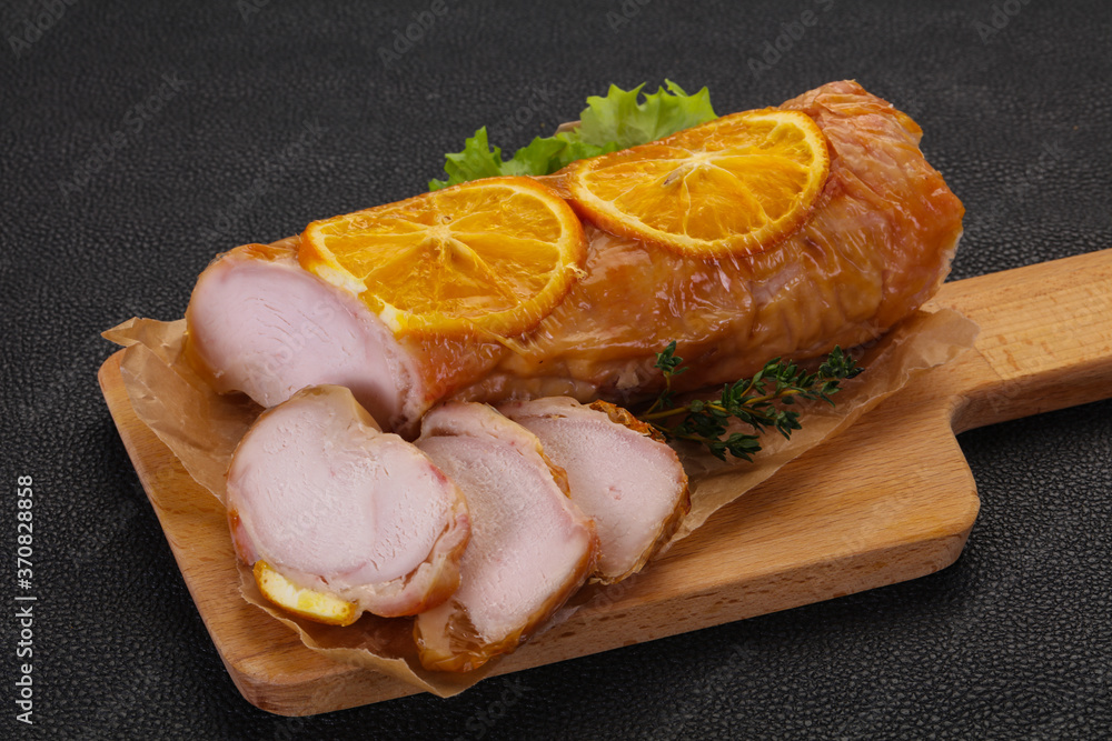 Chicken roll with orange Chicken roll with orange