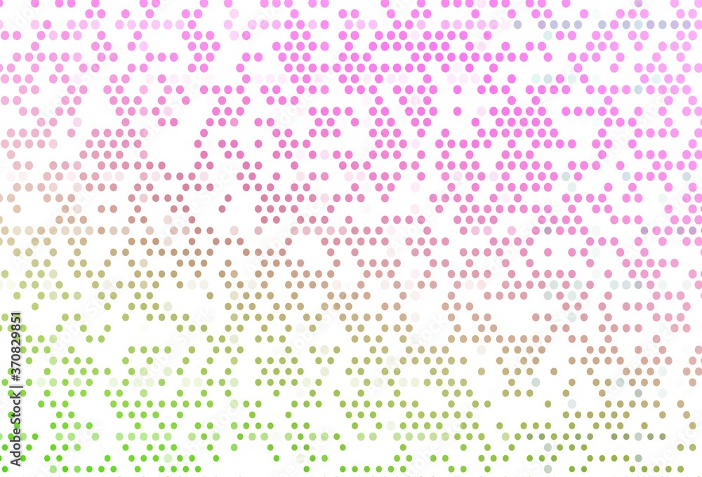 Light Pink, Green vector background with bubbles. Light Pink, Green vector background with bubbles.