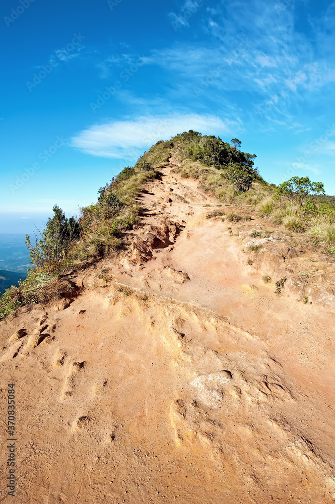 The peak at the World End at Horton park in Sri Lanka The peak at the World End at Horton park in Sri Lanka