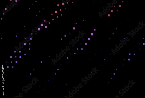 Dark Blue, Red vector template with crystals, rectangles.