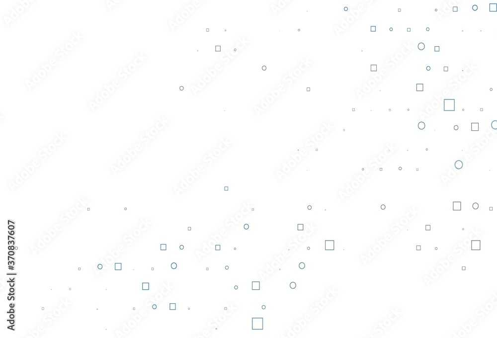 Light BLUE vector backdrop with dots, spots, cubes. Light BLUE vector backdrop with dots, spots, cubes.