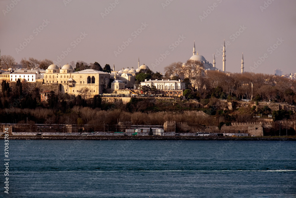 Obraz premium View on the Historic Istanbul Peninsula , Istanbul, Turkey