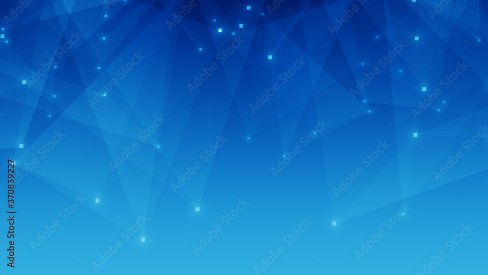Abstract technology and science polygonal space low poly background Tone blue with connecting dots and lines. Abstract technology and science polygonal space low poly background Tone blue with connecting dots and lines.