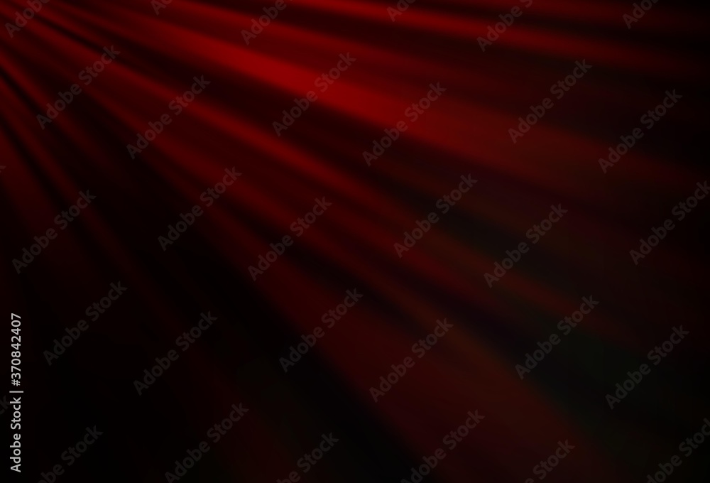 Fototapeta premium Dark Red vector background with straight lines.