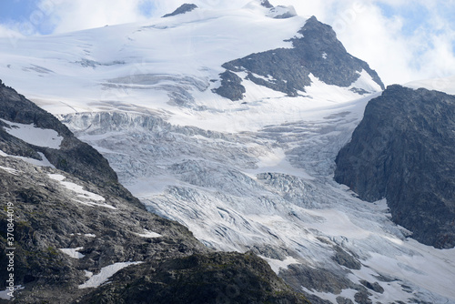 vue sur un glacier - Suisse