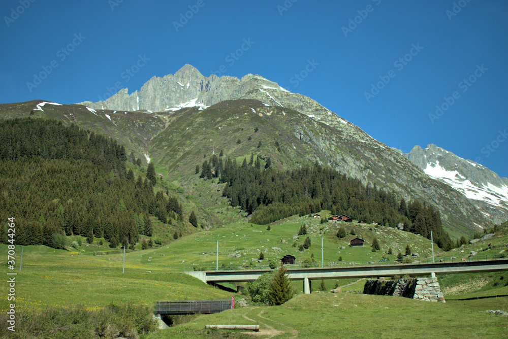 Oberalppass in der Schweiz 21.5.2020