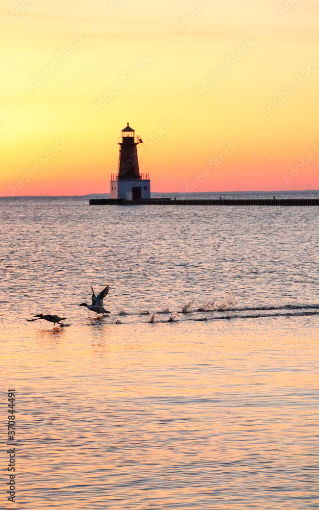 Fototapeta premium Lighthouse Sunrise