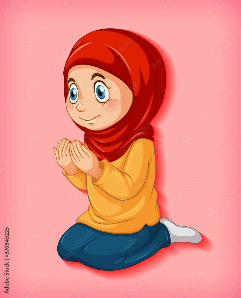 Muslim girl practice religion Muslim girl practice religion