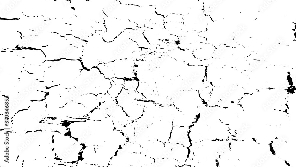 Grunge pattern. Black white texture. Distress grain. Grungy dirty overlay. Stock vector illustration