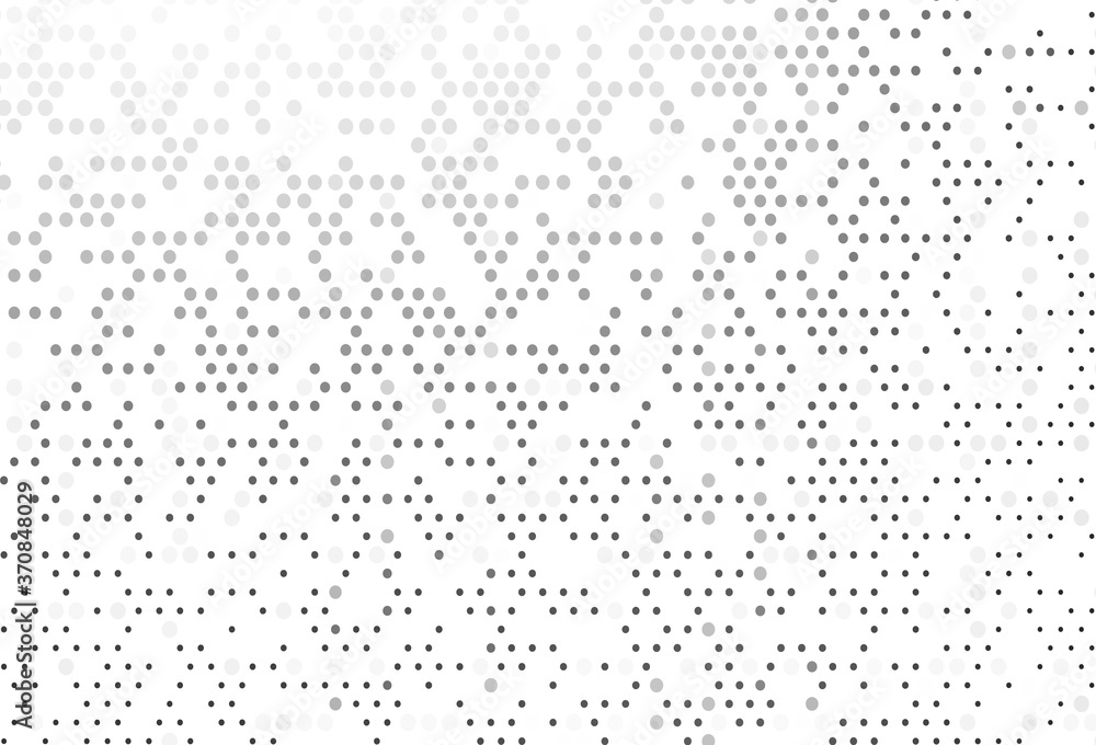 Light Silver, Gray vector pattern with spheres.