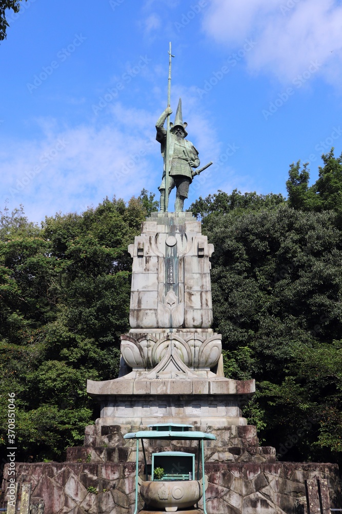 Fototapeta premium 熊本市 加藤清正公像