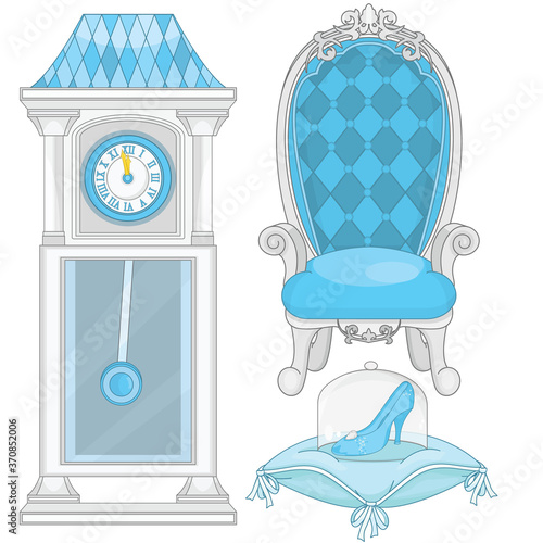 Set Of Furniture And Accessory Princess Cinderella