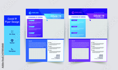 COVID- 19 | Coronavirus Flyer Template Design