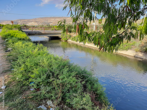 The King Abdullah Canal in Jordan