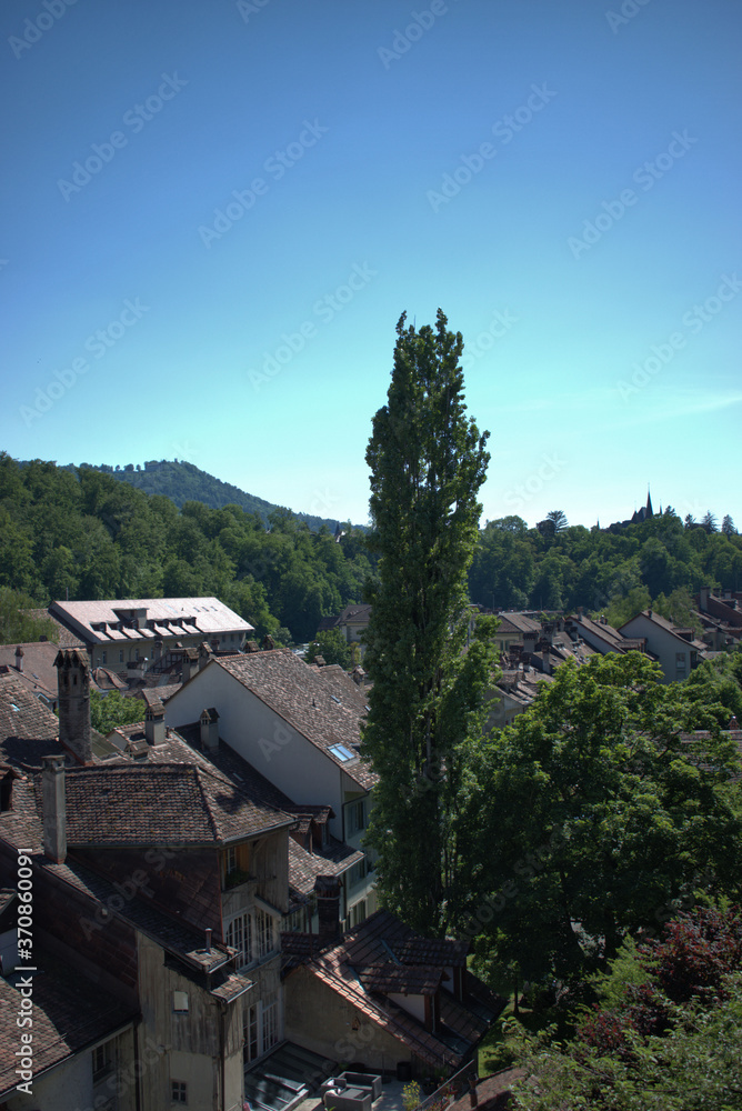 Ausblick über Bern in der Schweiz 21.5.2020
