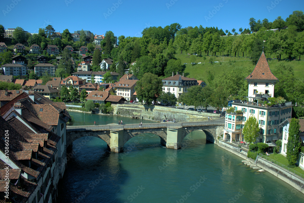 An der Aare in Bern in der Schweiz 21.5.2020