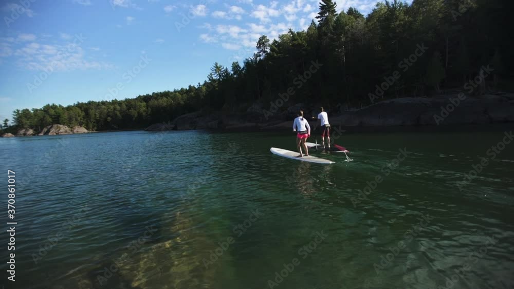 Stand Up Paddle Boarding on Lake Superior in Northern Michigan Stand Up Paddle Boarding on Lake Superior in Northern Michigan