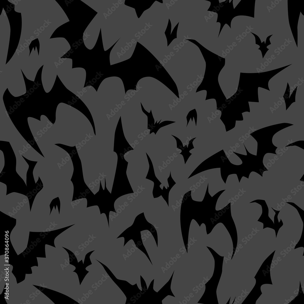 Naklejka premium Halloween celebration seamless pattern